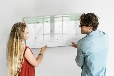 Ugeplanner magnetisk skrivetavle