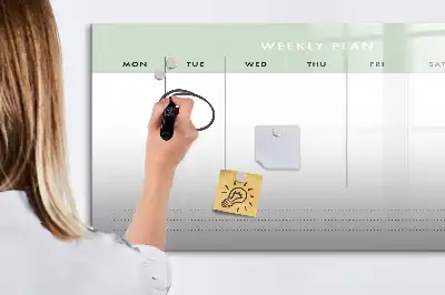Ugeplanner magnetisk skrivetavle