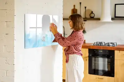 Magnetisk skrivetavle i modellen Malde stænk