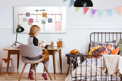Magnetisk ugeplanlægger skrivetavle