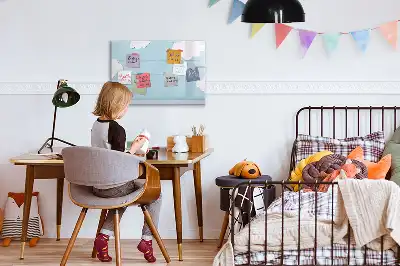 Magnetisk skrivetavle børneskoletavle