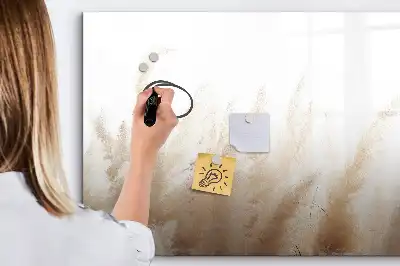 Magnetisk tegnetavle med træåremønster