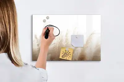 Magnetisk tegnetavle med træåremønster