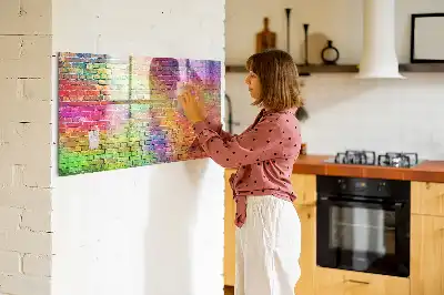 Magnetisk tavle til at tegne på malet væg