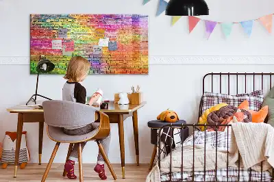 Magnetisk tavle til at tegne på malet væg