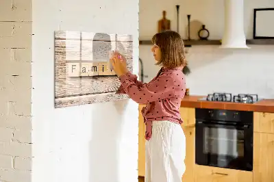 Magnetisk skrivetavle til familien