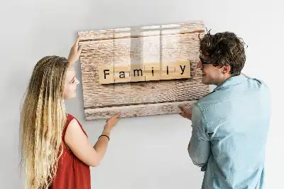 Magnetisk skrivetavle til familien