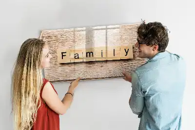 Magnetisk skrivetavle til familien