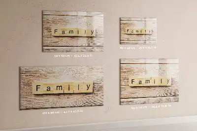 Magnetisk skrivetavle til familien