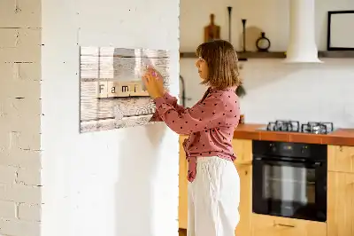 Magnetisk skrivetavle til familien