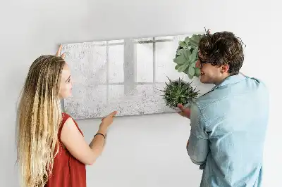 Magnetisk skrivetavle med dekorative planter