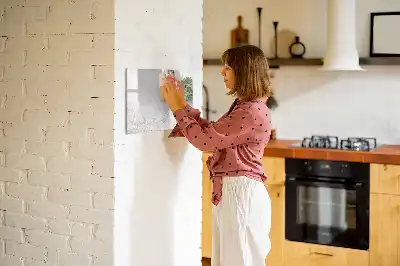 Magnetisk skrivetavle med dekorative planter