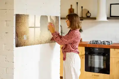 Magnetisk tegnetavle motiv af gammelt verdenskort