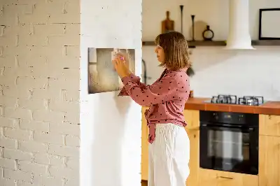 Magnetisk tegnetavle motiv af gammelt verdenskort