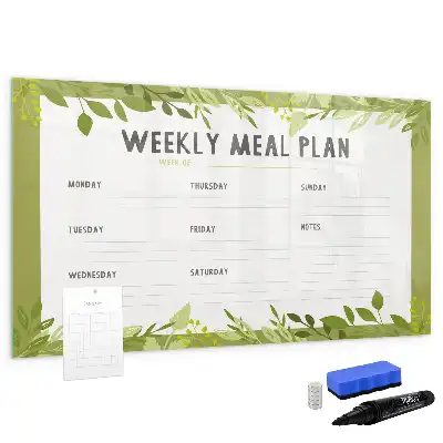 Magnetisk ugmenu-tavle til planlægning af madplan