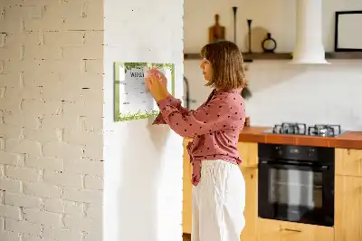 Magnetisk ugmenu-tavle til planlægning af madplan