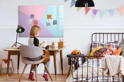 Magnetisk tegnetavle med pastelmønster