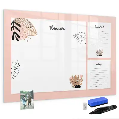 Magnetisk skrivetavle noter til planner