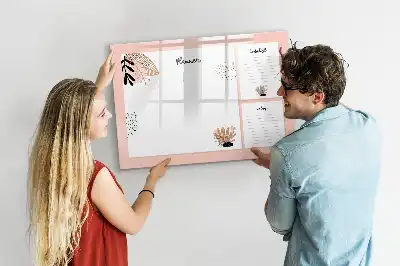 Magnetisk skrivetavle noter til planner