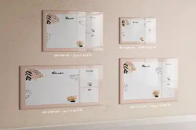 Magnetisk skrivetavle noter til planner