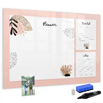 Magnetisk skrivetavle noter til planner