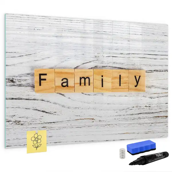 Magnetisk tegnetavle familieudgave