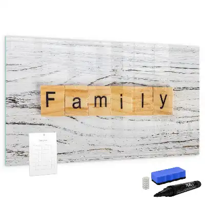 Magnetisk tegnetavle familieudgave
