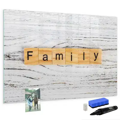 Magnetisk tegnetavle familieudgave