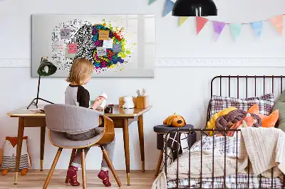 Tavle til at tegne magnetisk Hjerneabstraktion