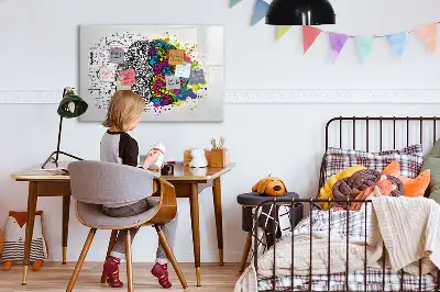 Tavle til at tegne magnetisk Hjerneabstraktion
