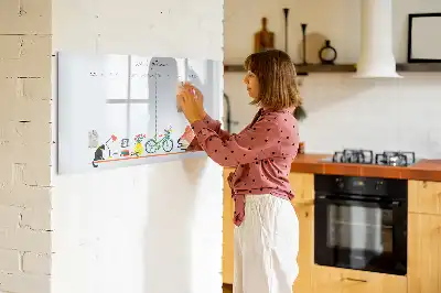 Magnetisk ugeplanner skrivetavle