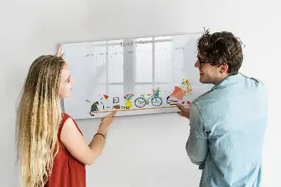 Magnetisk ugeplanner skrivetavle