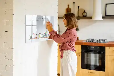 Magnetisk ugeplanner skrivetavle