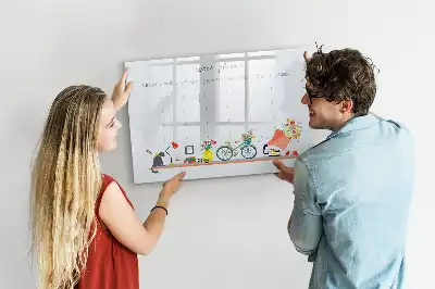 Magnetisk ugeplanner skrivetavle