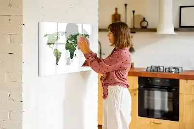 Magnetisk verdenskort tavle til at tegne på