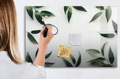 Magnetisk skrivetavle med bladramme