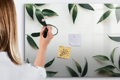 Magnetisk skrivetavle med bladramme