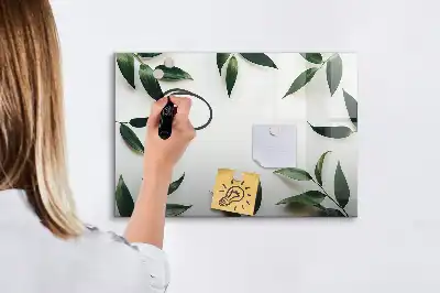 Magnetisk skrivetavle med bladramme