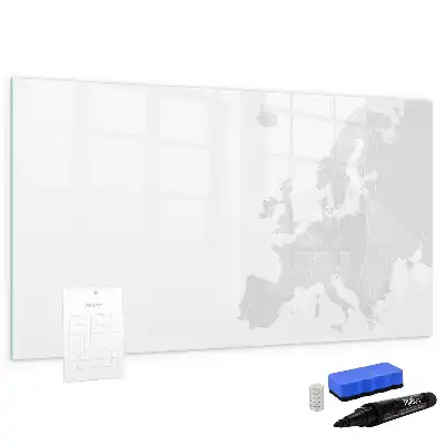 Europakort magnetisk tavle til at tegne på