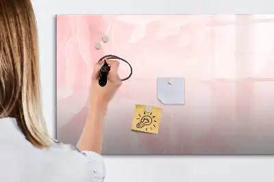 Magnetisk skrivetavle med motiv af udsprungne roser