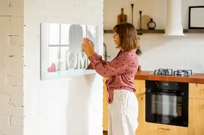 Magnetisk skrivetavle til hjemmet
