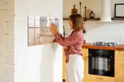 Magnetisk tegnetavle med strandcitat