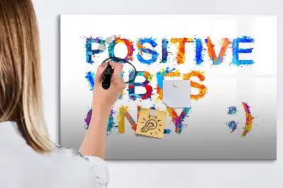 Magnetisk tegnetavle med positivt citat