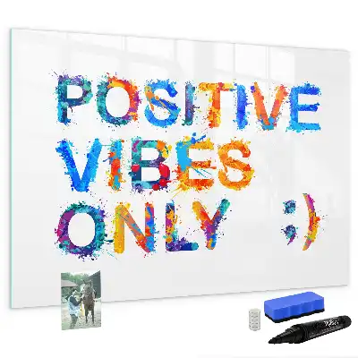 Magnetisk tegnetavle med positivt citat