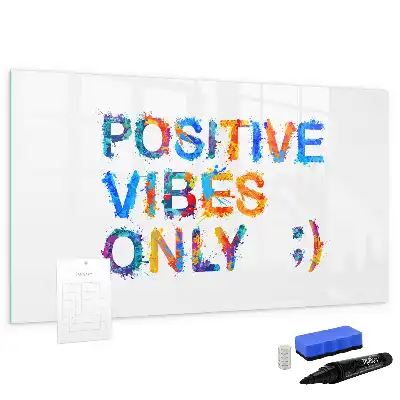 Magnetisk tegnetavle med positivt citat