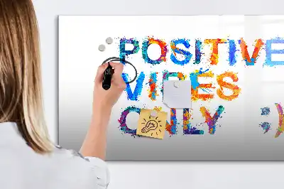 Magnetisk tegnetavle med positivt citat