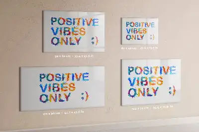 Magnetisk tegnetavle med positivt citat