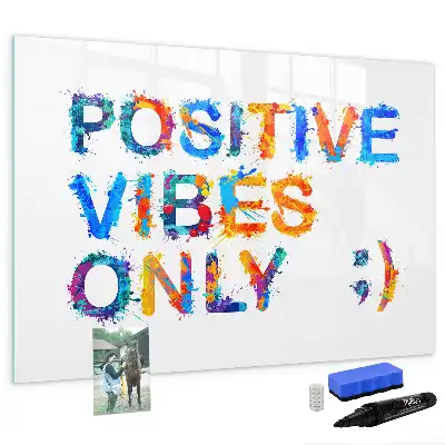 Magnetisk tegnetavle med positivt citat