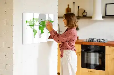 Magnetisk tegnetavle motiv af grønt græs