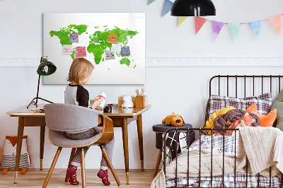 Magnetisk tegnetavle motiv af grønt græs